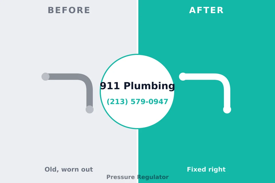 Before and after: plumbing repair Northfield, NJ